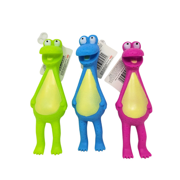 Vinyl Frog Dog Toy