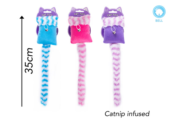 Plush Catnip Toy with Bell