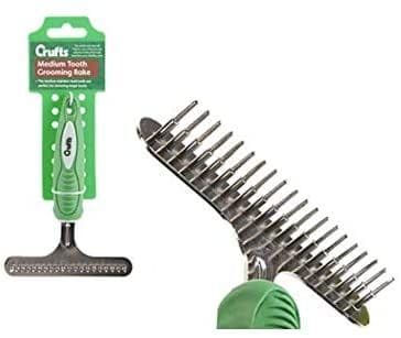 Crufts Soft Grip Grooming Rake