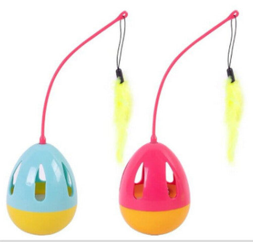 Smart Choice Cat Feather Tumbler Toy, 2 Colours Available