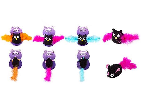 World of Pets Catnip Colourful Animals Cat Toys