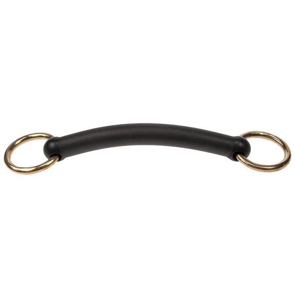 Bradoon Nylon Mullen Mouth Brass Ring