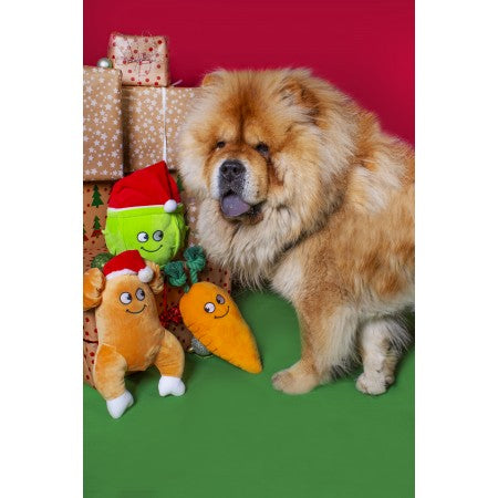 Large Plush Christmas Dog Toys - Turkey