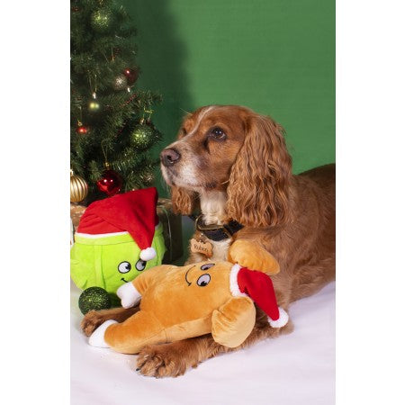 Large Plush Christmas Dog Toys - Turkey