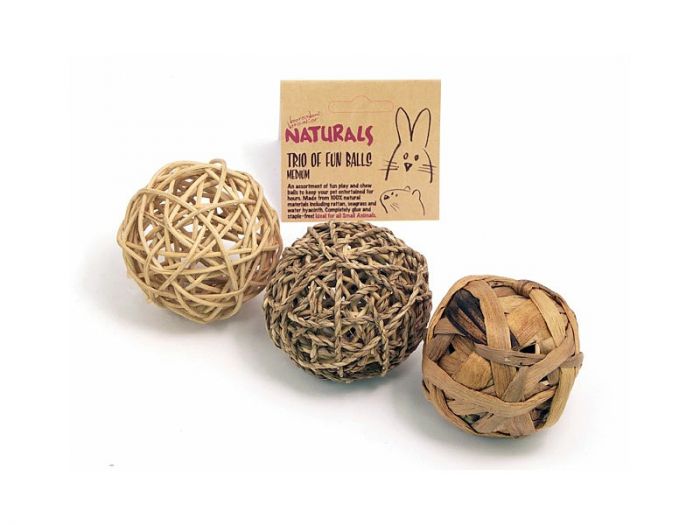Naturals Trio of Fun Woven Balls