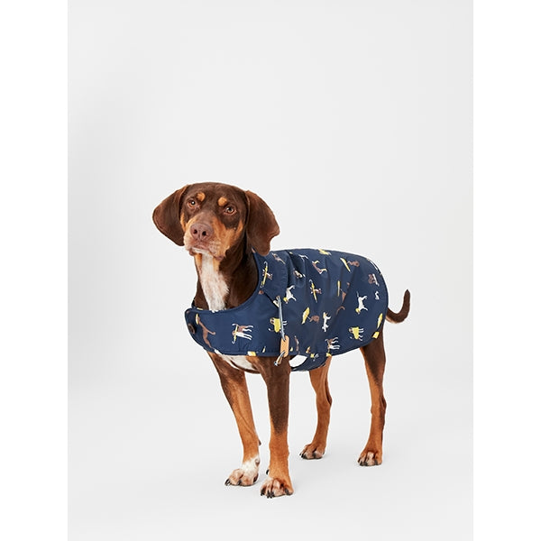 Larger dog wearing Joules Water Resistant Dog Coat