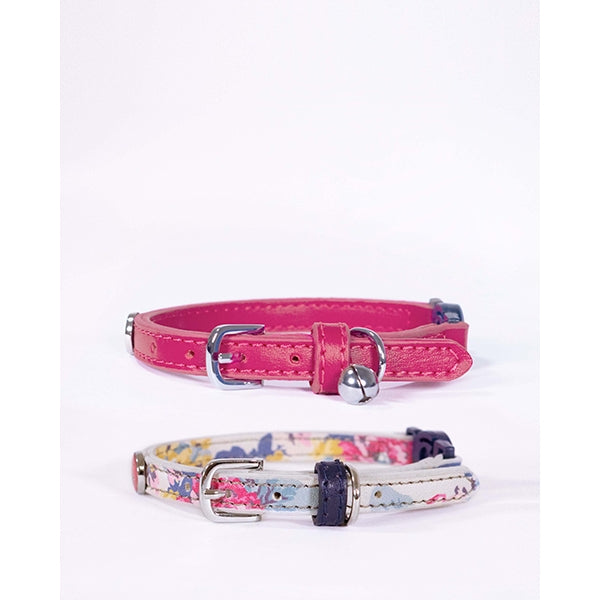 Joules Cambridge Floral and Pink Cat Collars