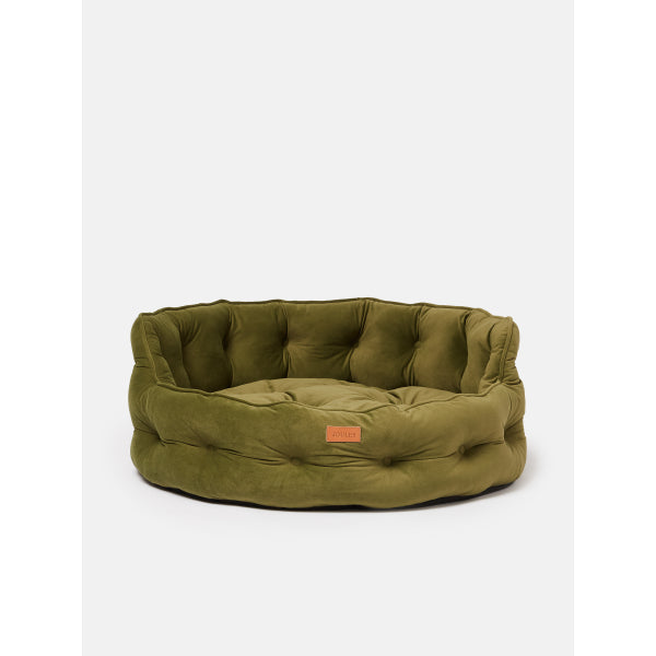 Joules Chesterfield Pet Bed in Khaki