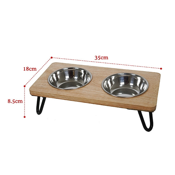 Dimensions of small Wooden Double Diner