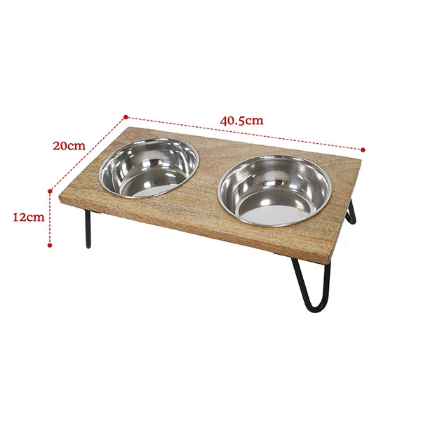Dimensions of large Wooden Double Diner