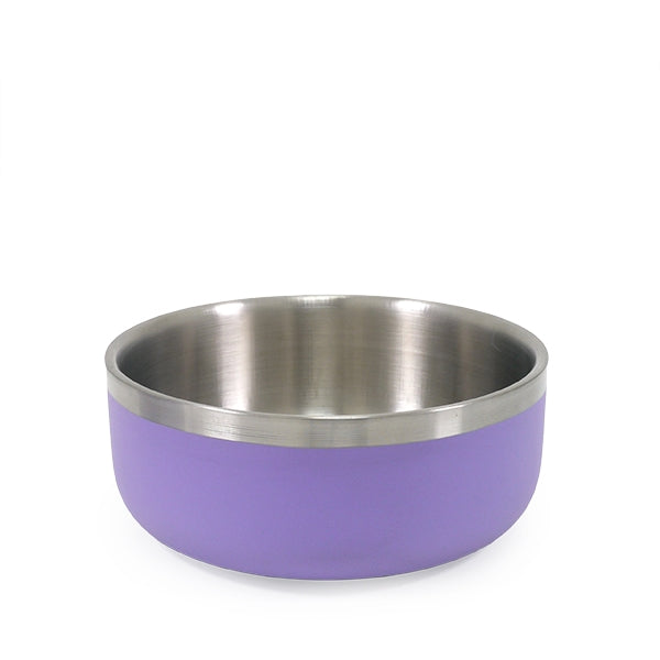 Double Wall Stainless Steel Bowl in lilac