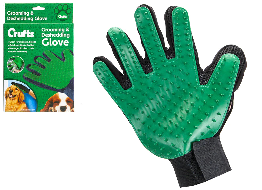 Crufts Pet Grooming & Deshedding Glove