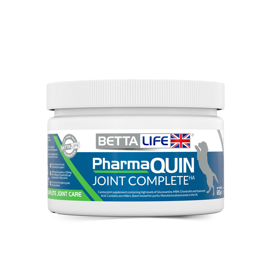 BettaLife PharmaQuin Joint Complete HA Canine 120g