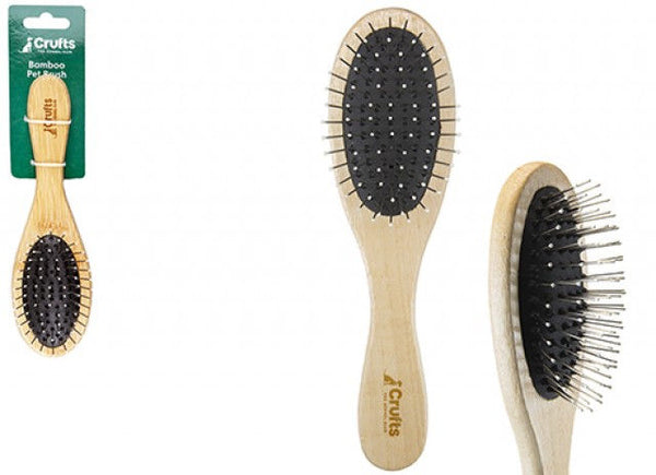 Crufts Bamboo Single Sided Brush