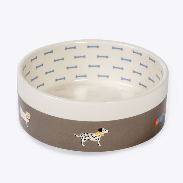 Danish Design FatFace Marching Dogs Pet Bowl