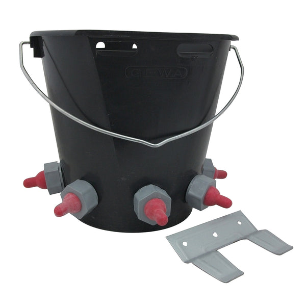 Paragon Rubber Lamb Feeder Bucket 5 Teat