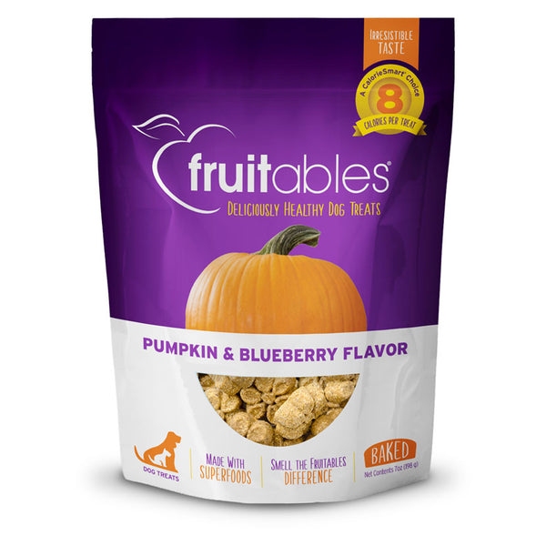 Fruitables Dog Treats - Pumpkin & Blueberry