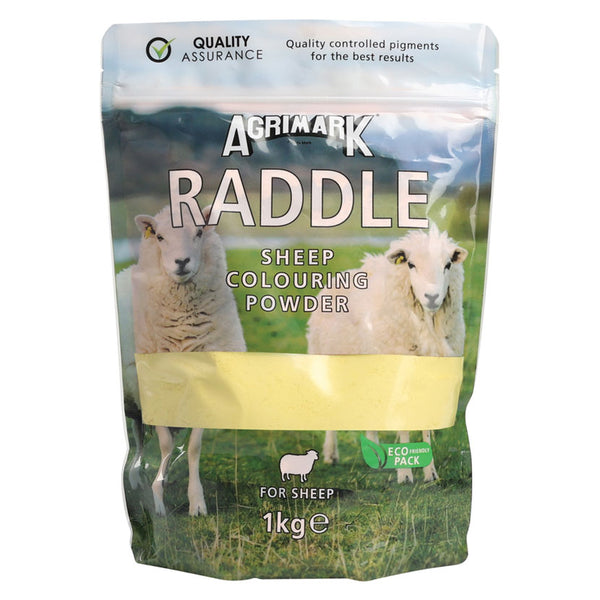Agrimark Sheep Colouring Powder Raddle Yellow 1kg