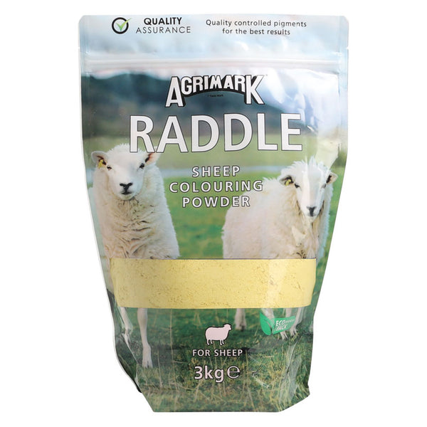 Agrimark Sheep Colouring Powder Raddle Yellow 3kg