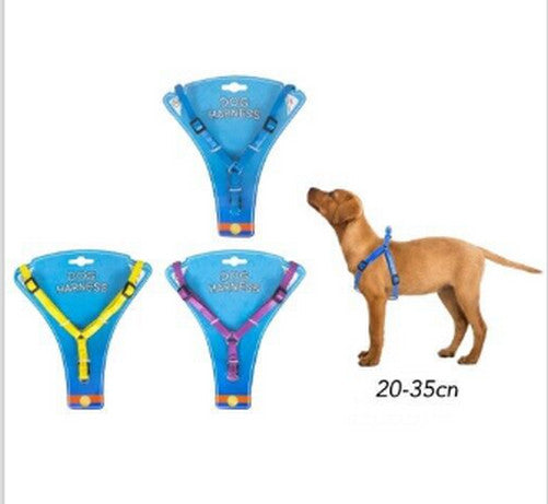 World Of Pets Dog Harness, 3 Colours, Blue. Purple, Yellow, 20-35cm