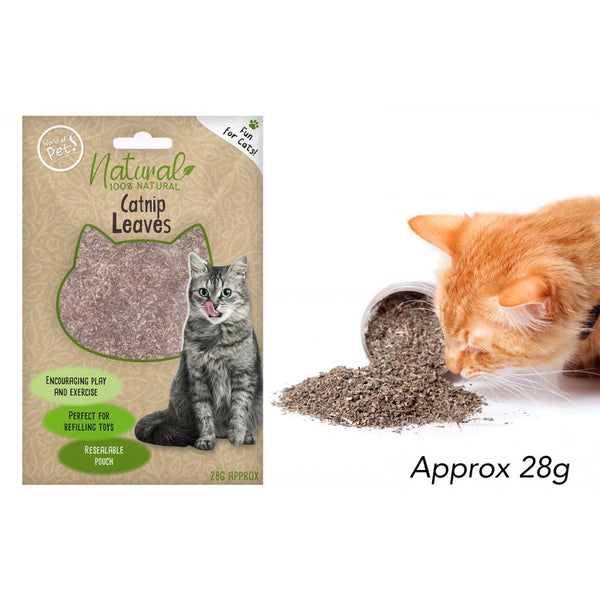 World of Pets 100% Natural Catnip Leaves