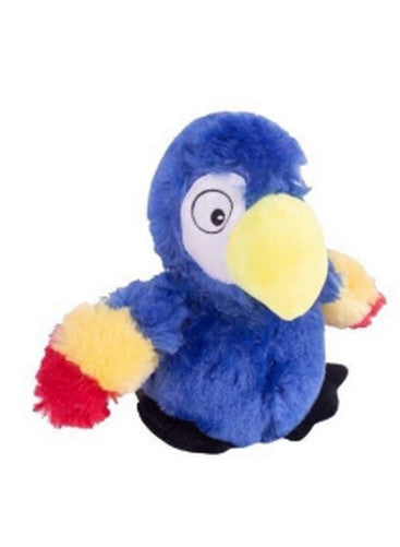 Plush Parrot Squeaky Dog Toy, 2 Colours