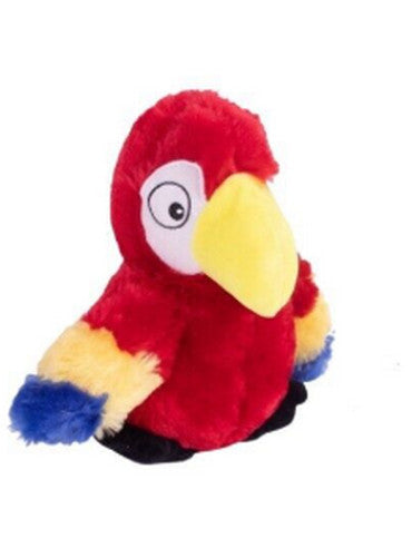 Plush Parrot Squeaky Dog Toy, 2 Colours