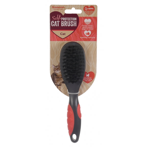 Soft Protection Cat Brush in packaging