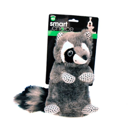 Plush Woodland Racoon Squeaky Toy