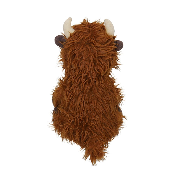 Rear view of Super Tough Plush – Rope Core Cow