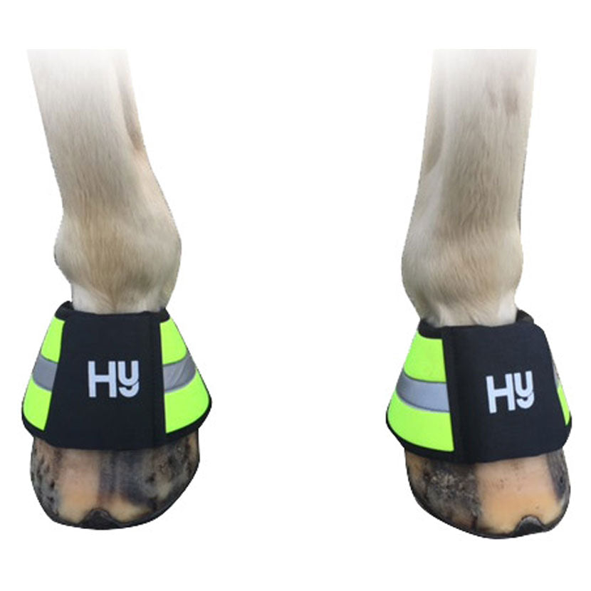 Reflector Over Reach Boots by Hy Equestrian