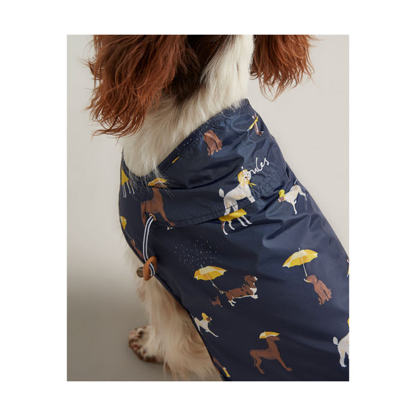 Close up of neck of Joules Water Resistant Dog Coat