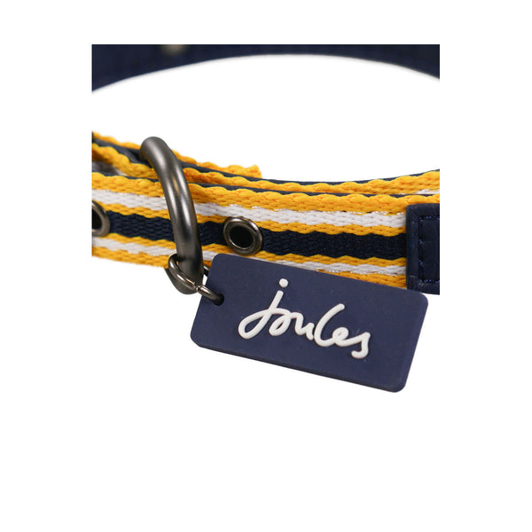 Close up of loop of Joules Coastal Dog Collar