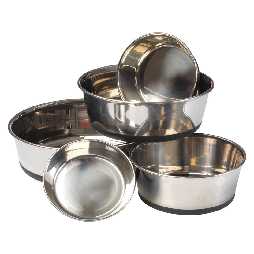 House of Paws Stainless Steel Dog Bowls in different sizes