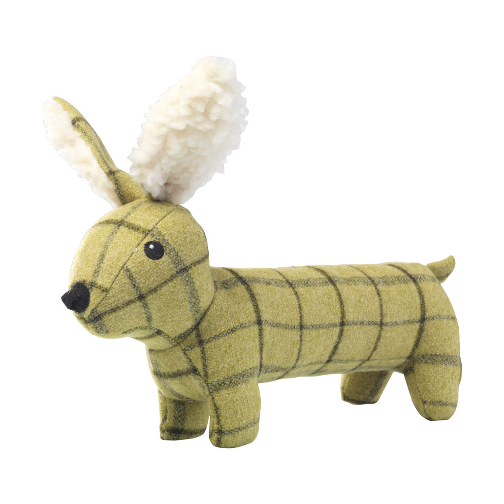 House of Paws Tweed Plush Long Body Toy - Hare