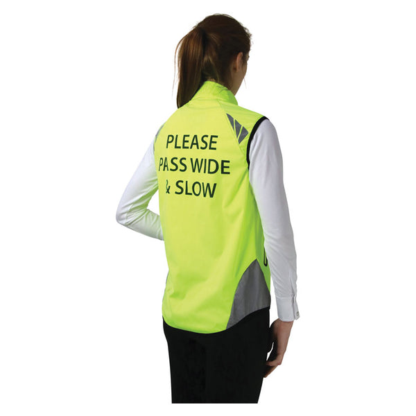Reflector Gilet by Hy Equestrian - Pass Wide and Slow