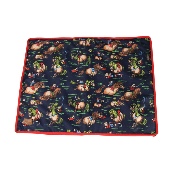 View from above of Hy Equestrian Thelwell Collection Dog Bed