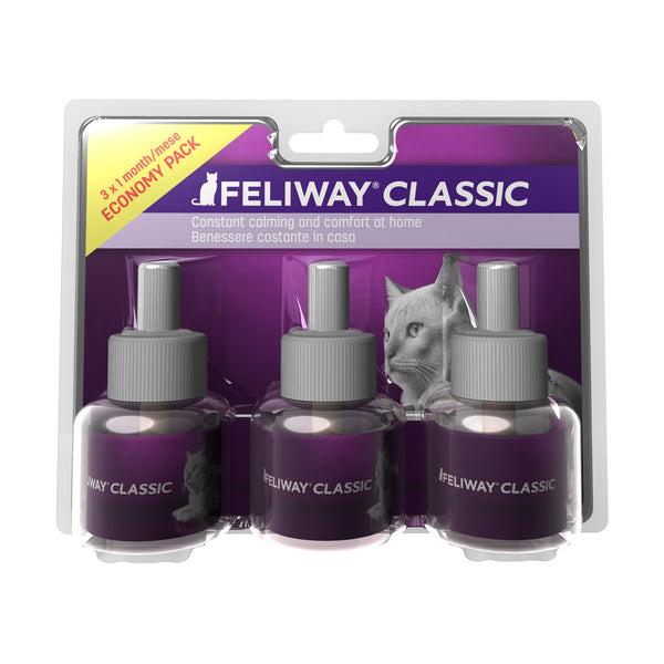 Feliway Classic Pheromone Diffuser refill 3 pack