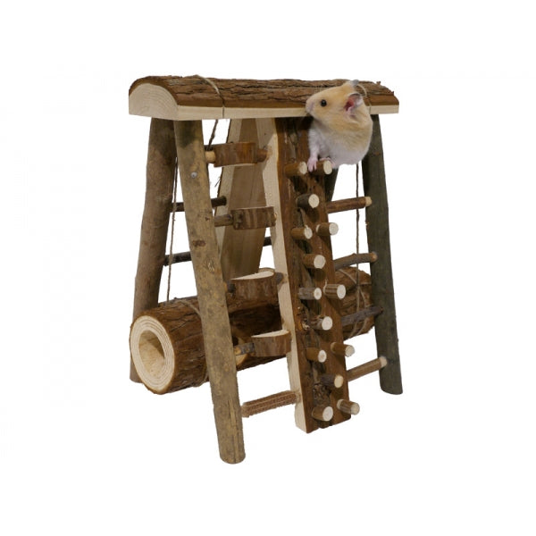 Hamster climbing Activity Assault Course